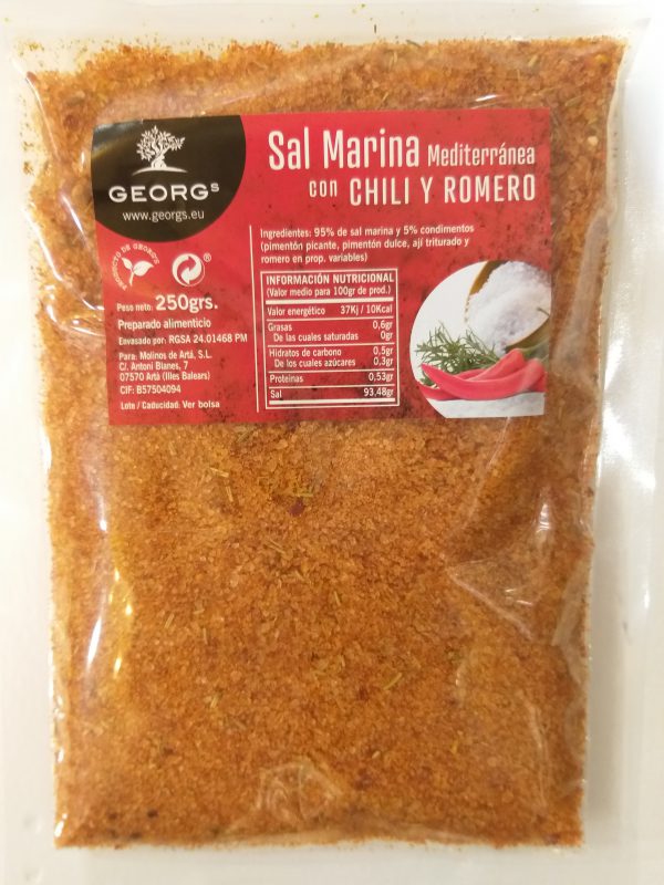 Sal Marina – Chili + Romero Salze und Gewürze